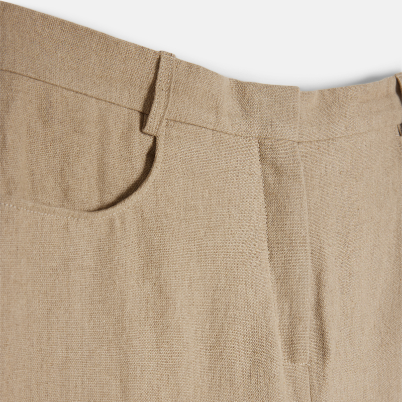 Super Flea Market+Jacquemus+Beige linen trousers+Sophie Passmann1